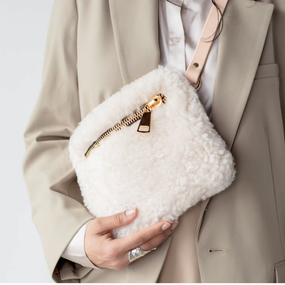 Your Bag of Holding Shearling Fanny pack/crossbody